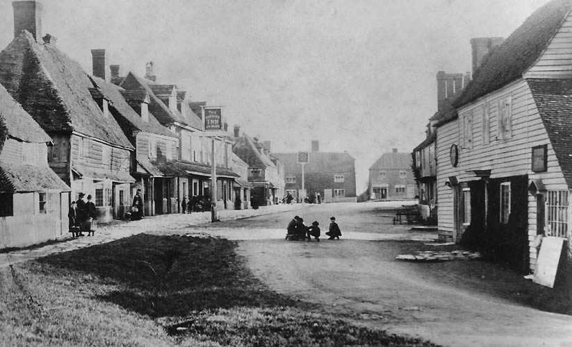 Biddenden in Pictures: the High Street c1883.  Published by Biddenden Local History Society